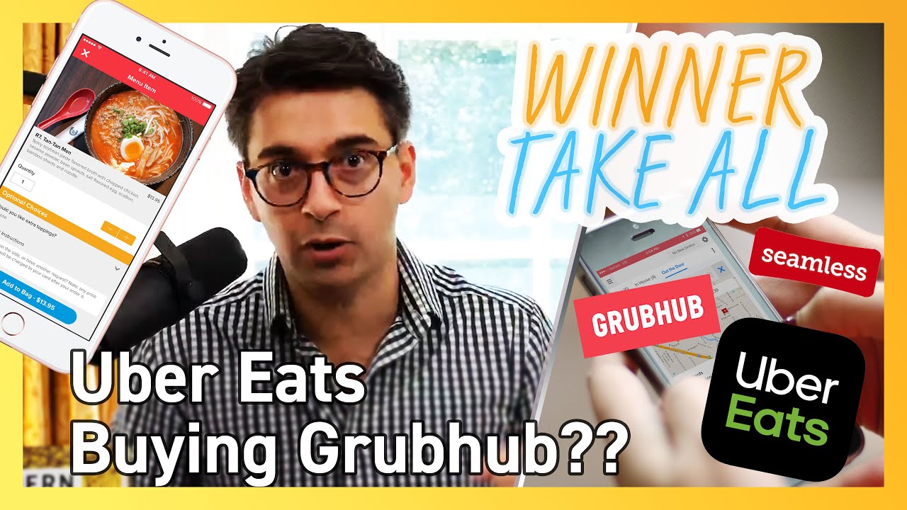 uber eats seamless grubhub logo